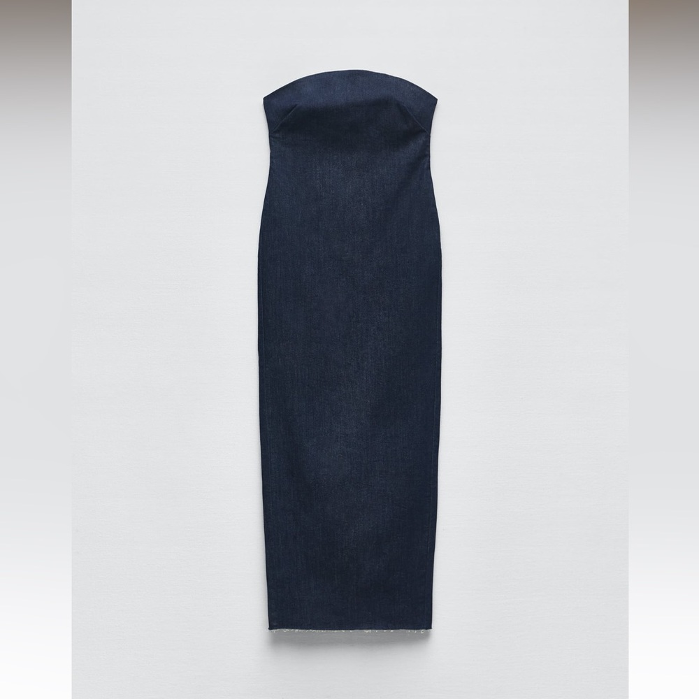 Zara Denim MIDI Dress Size L